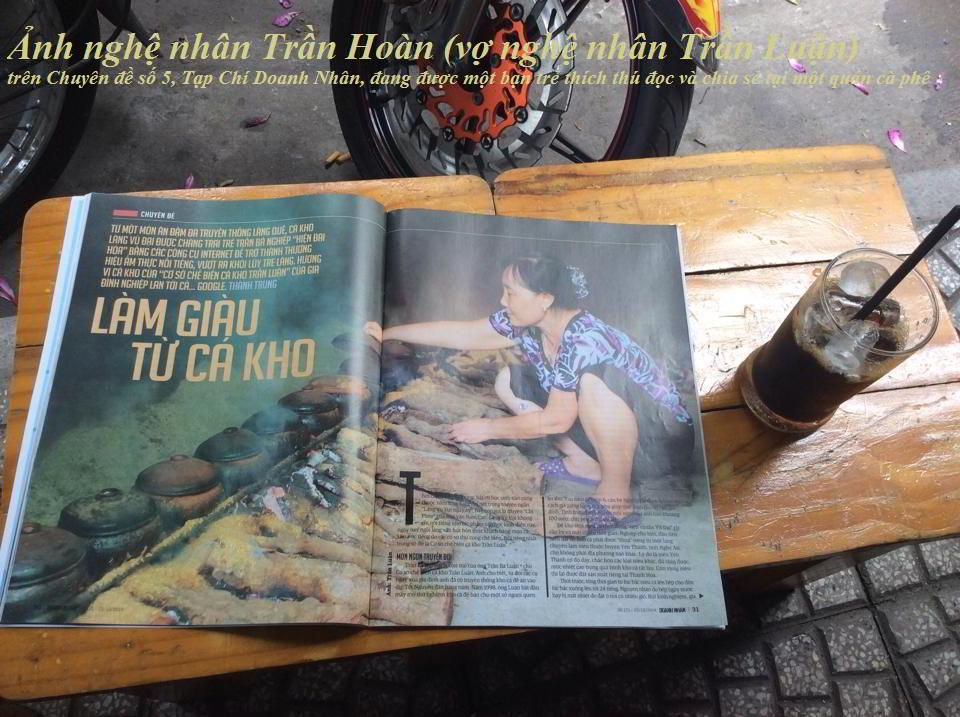 Cá kho làng vũ đại nổi tiếng trên báo chí